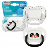 Canpol babies BabiesBoo silikon symmetrical Soother cumlík white 2 ks