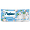 Toaletný papier, 3 vrstvový, malá rolka, 8 roliek, PUFINA 