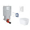 Grohe Uniset Set predstenovej inštalácie, klozetu, dosky SoftClose, tlačidla Skate Cosmopolitan a súpravy na vhadzovanie tabliet, alpská biela SANI15BB3126-GR