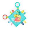 BRIGHT STARTS Dečka maznacia na C krúžku Fuzzy Feelies™ 0m+ 29x1x37 modrá