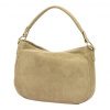 Dámska kožená kabelka Luka 24-085 GOLD béžovej farby 31 x 23 x 8 cm