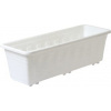 Plastkon Garden truhlík biely 80 cm