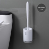 WC kefa - [Nástenná sivá] Silikónová toaletná kefa - (WC kefa - [Nástenná sivá] Silikónová toaletná kefa -)