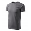 Tričko Basic 129 - 4XL, 36 - oceľovo sivá