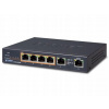 PREPÍNAČ PLANET GSD-604HP 4-PORT POE+ 1GB BASE-T+2PORT 1GB BASE-T NESPRAVOVATEĽNÝ DESKTOP