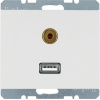 Berker K. 1 USB / 3.5 mm Audio 3315397009 (Berker K. 1 USB / 3.5 mm Audio 3315397009)