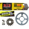 Sada pohonu ozubené koleso reťaz - DID JT HONDA CBF 125 15-17