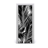 Samolepiace fototapety na dvere listy palmy 75x205