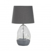 Rabalux 74228 dekoratívna stolná lampa Apolonia, sivá, E27, 1x max. 40W, IP20