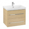 Villeroy & Boch Avento - Umývadlová skrinka, 63x51x45 cm, 2 zásuvky, Nordic Oak A89000VJ