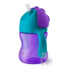 Avent hrnček so slamkou fialový 200ml
