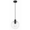 LIGHT PRESTIGE LED stropné závesné svietidlo PUERTO E27 previsnuté tienidlo 20 cm minimalistické čierne svetlo Prestige
