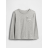 GAP Baby tričko s vreckom Sivá 2YRS Sivá Sivá