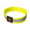Firedog Reflexný obojok na suchý zips 30 mm 45 cm žltý