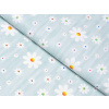 Dreamy Linens Obrusovina PVC modrá Kvety