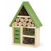 Hmyzí hotel do záhrady – Drevený domček, 26x14x7 cm, 5 farieb