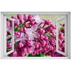 Self -adhézne 3D okno Pink Lilie 90x60 (Self -adhézne 3D okno Pink Lilie 90x60)