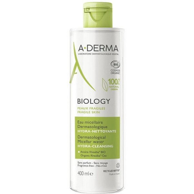 A-DERMA BIOLOGY Dermatologická micelárna voda hydratačná – čistiaca 400 ml