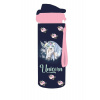 OXYBAG 7-66823 Oxy Click Unicorn, fľaša na pitie 500ml, transparentná modrá