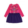Dievčenské šaty - WINKIKI WKG 92564, ružová / tmavo modrá Farba: Ružová, Veľkosť: 110