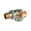 Honeywell Resideo V2020 termostatický ventil, kužeľový SX, s prednastavením, pravý uhol, PN10, DN15, pripojenie 1/2