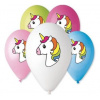 Balóniky 30cm pastelové mix - JEDNOROŽEC - UNICORN 5 ks