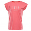 Tričko dámske krátke ALPINE PRE OMBA 2 červené XS