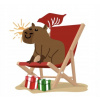 CUKROVÁ TLAČ jedlý obrázok na tortu Cukrová hmota Kapybara Capybara 37 + MENO