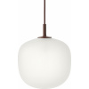 Závesná lampa Rime 18 cm vínovo červená