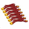 APC Power Cord Kit (6 ks), Locking, C13 to C14, 1.2m, Red AP8704S-WWX340