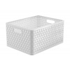 Rotho Úložný box Country 28 l, biela
