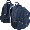 ST.RIGHT viackomorový školský batoh Shades of blue 26 l (BACKPACK St.Right 4-komorový BP-05 NAVY BLUE VINTAGE)