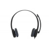 Logitech Headset Stereo H151/ drátová sluchátka + mikrofon/ 3,5 mm jack/ černá 981-000589