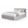 Wilsondo Čalúnená manželská posteľ s úložným priestorom Ascrona 160x200 - sivá