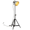 Podlahová lampa 25 W starožitná strieborná 35x35x65/95 cm E27-ForU-371869