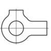 podložka plochá s 2 lalokmi 31 mm 56 mm nerezová ocel A4 10 ks TOOLCRAFT TO-9988722; TO-9988722