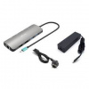 Dokovacia stanica i-Tec USB-C Metal Nano 2x Display Docking Station with PD 100 W + Charger 100W C31NANOHDM2D100