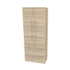 Mereo Bino, kúpeľňová skrinka vysoká 163 cm, dvojitá, Multidecor, Dub Bardolino CN699DBAR