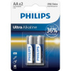 PHILIPS baterie Ultra Alkaline 2 ks (LR6E2B/10, AA, LR6)