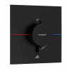 Hansgrohe ShowerSelect Comfort Termostatická batéria pod omietku, matná čierna 15575670-HG