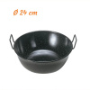 Smaltovaná paella panvica vysoký Wok 24 cm GARCIMA