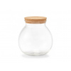 SKLENENÁ OKRÚHLA NÁDOBA S KORKOVÝM VIEČKOM, 1700 ML, ZELLER