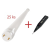 EMOS LED trubica T8 9W 25 KS + M0049 SET
