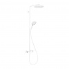 Hansgrohe Raindance Select S, Showerpipe 240 1jet PowderRain s termostatom, matná biela, HAN-27633700