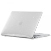 Tech-Protect Smartshell puzdro na Apple Macbook Air 13 (2018-2020), číre s trblietkami