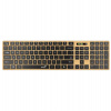 Genius Slimstar 7250BT Klávesnice, bezdrátová, Bluetooth 5.0 + 2,4GHz USB přijímač, Copilot klávesa, CZ+SK,béžovo-černá (31320004403)