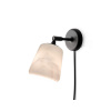 New Works Nástenná lampa Material Wall Lamp, the black sheep - white marble 20163