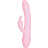 Handsfree pulzátor s výbežkom na klitoris Pulzie Bunny (22 cm)