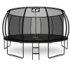 Aga Sport Exclusive trampolína 500 cm čierna + ochranná sieť + rebrík