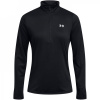 Under Armour Armour Tech Half Zip Top Womens Black 16 (XL)